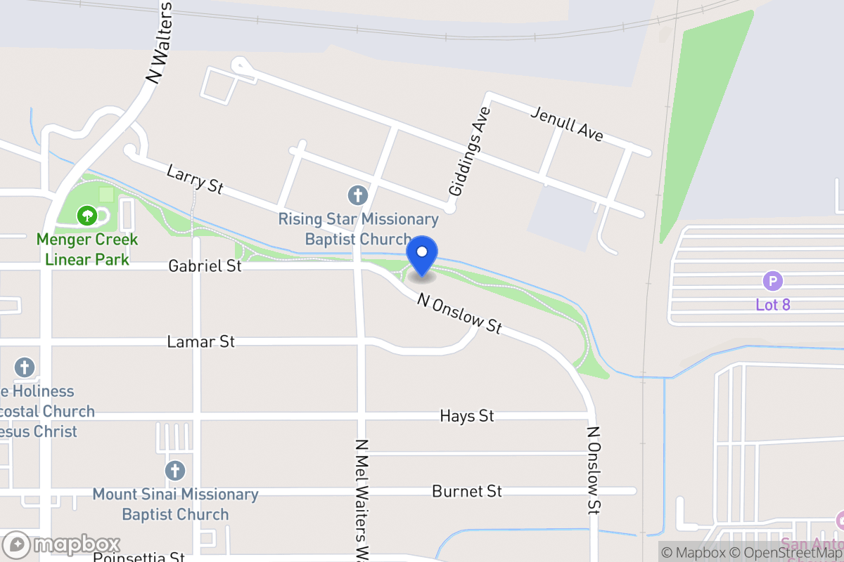 Map of 1426  Onslow Dr