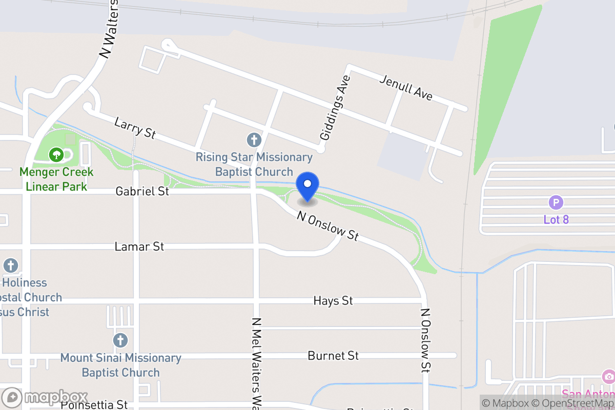 Map of 1422  Onslow Dr
