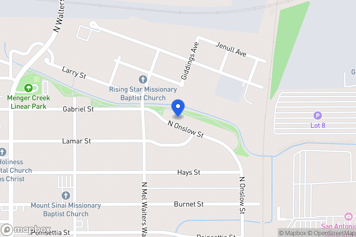 Map of 1418  Onslow Dr