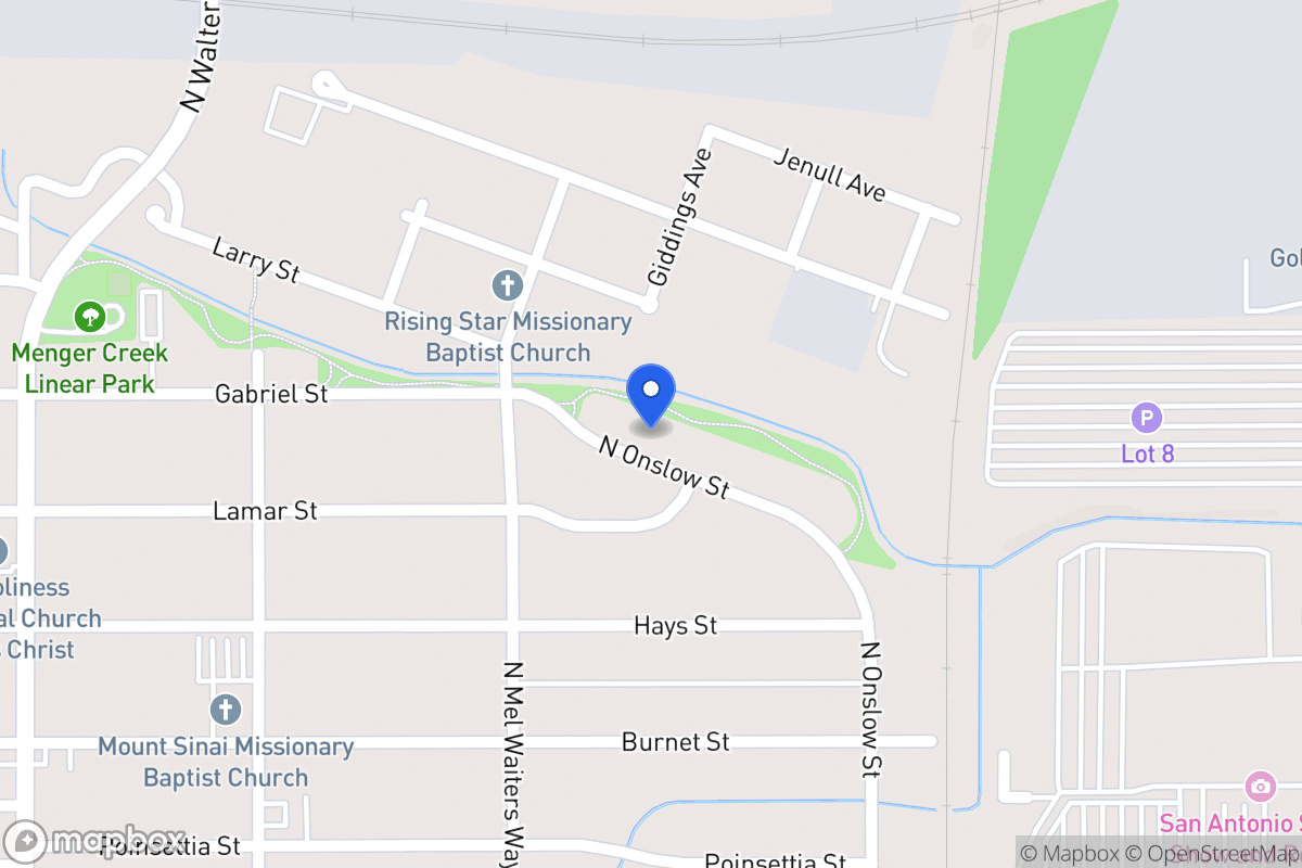 Map of 1414  Onslow Dr