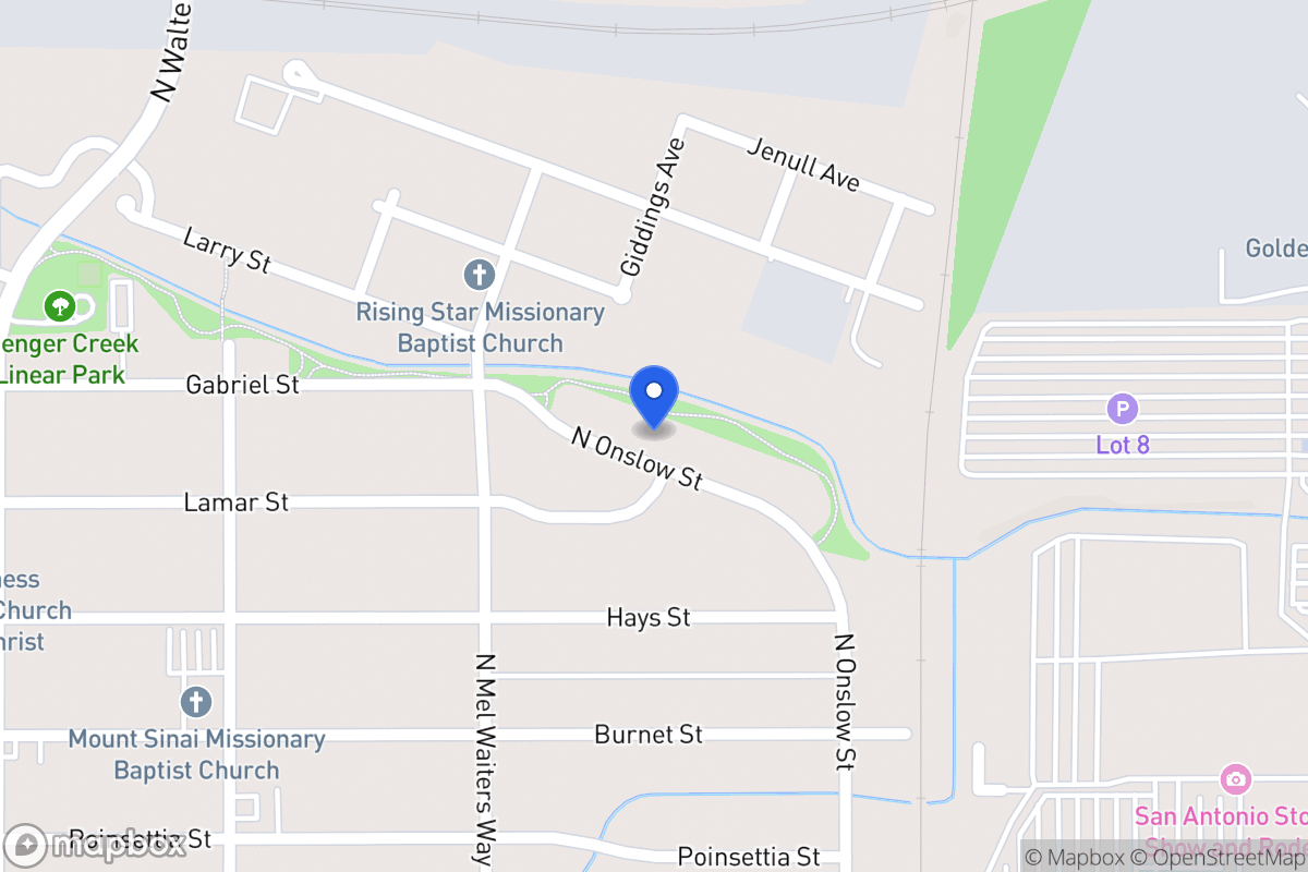 Map of 1406  Onslow Dr