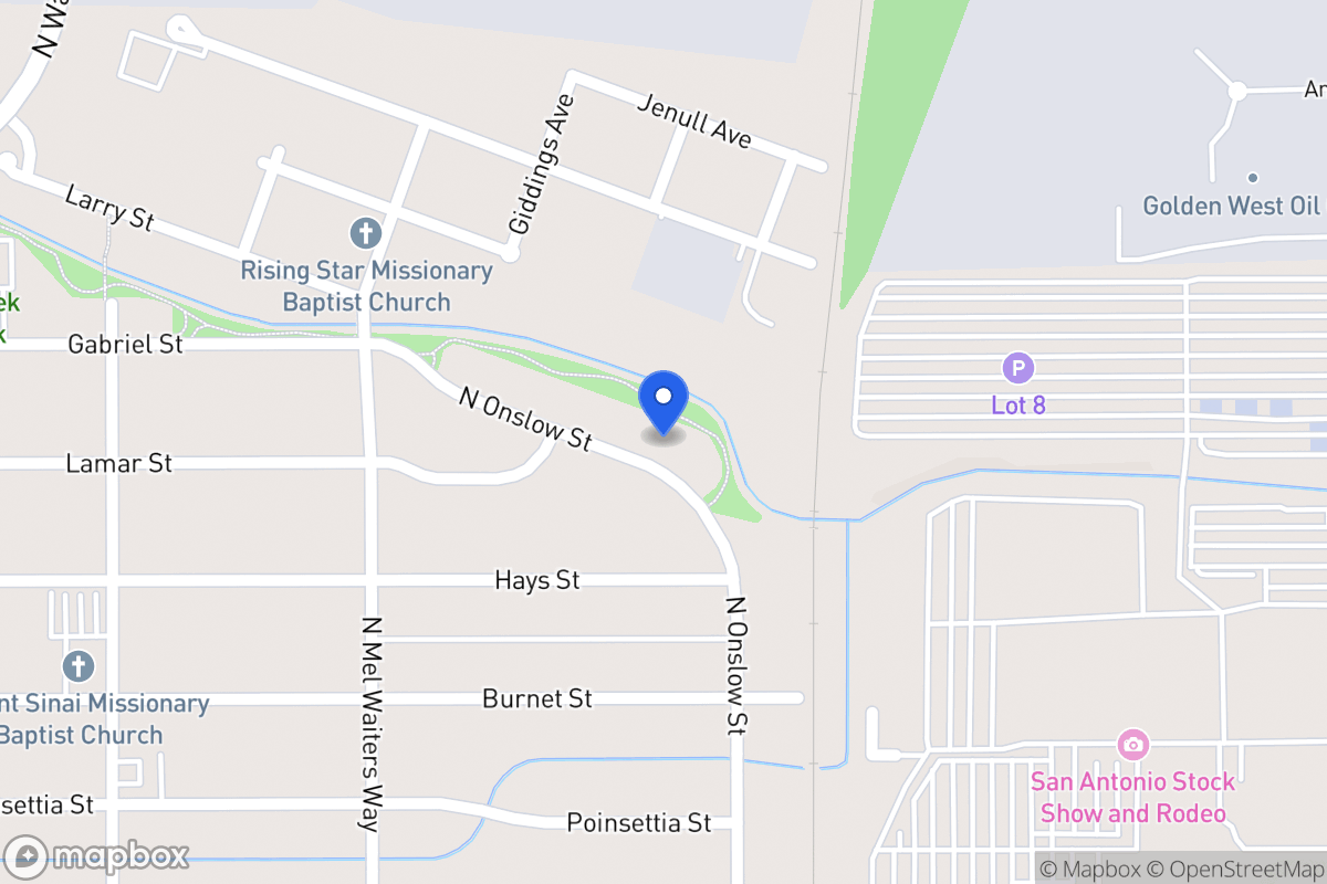 Map of 1328  Onslow Dr