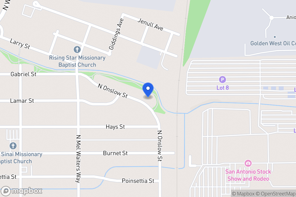 Map of 1326  Onslow Dr