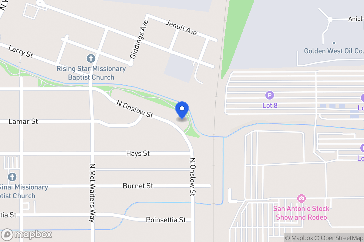 Map of 1322  Onslow Dr
