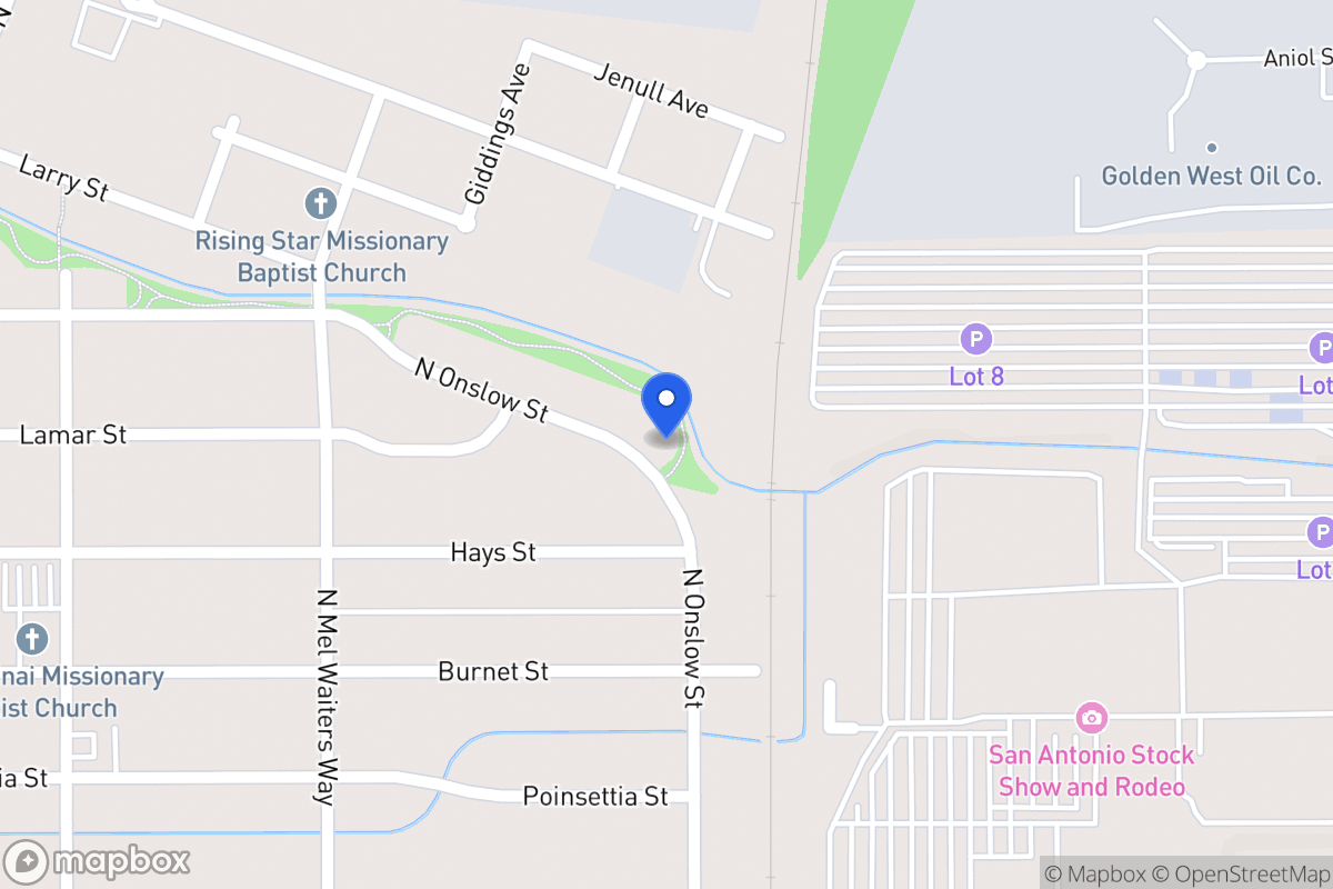 Map of 1318  Onslow Dr