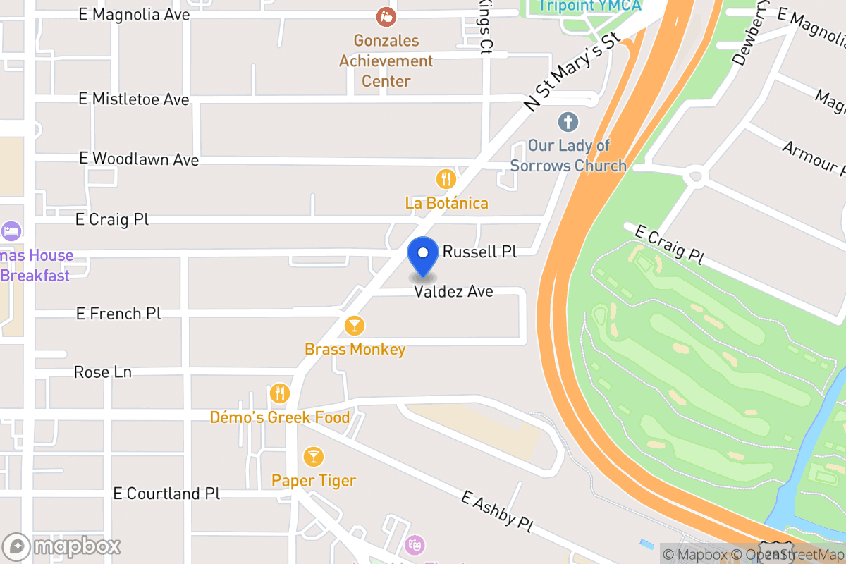 Map of 119  Valdez Ave