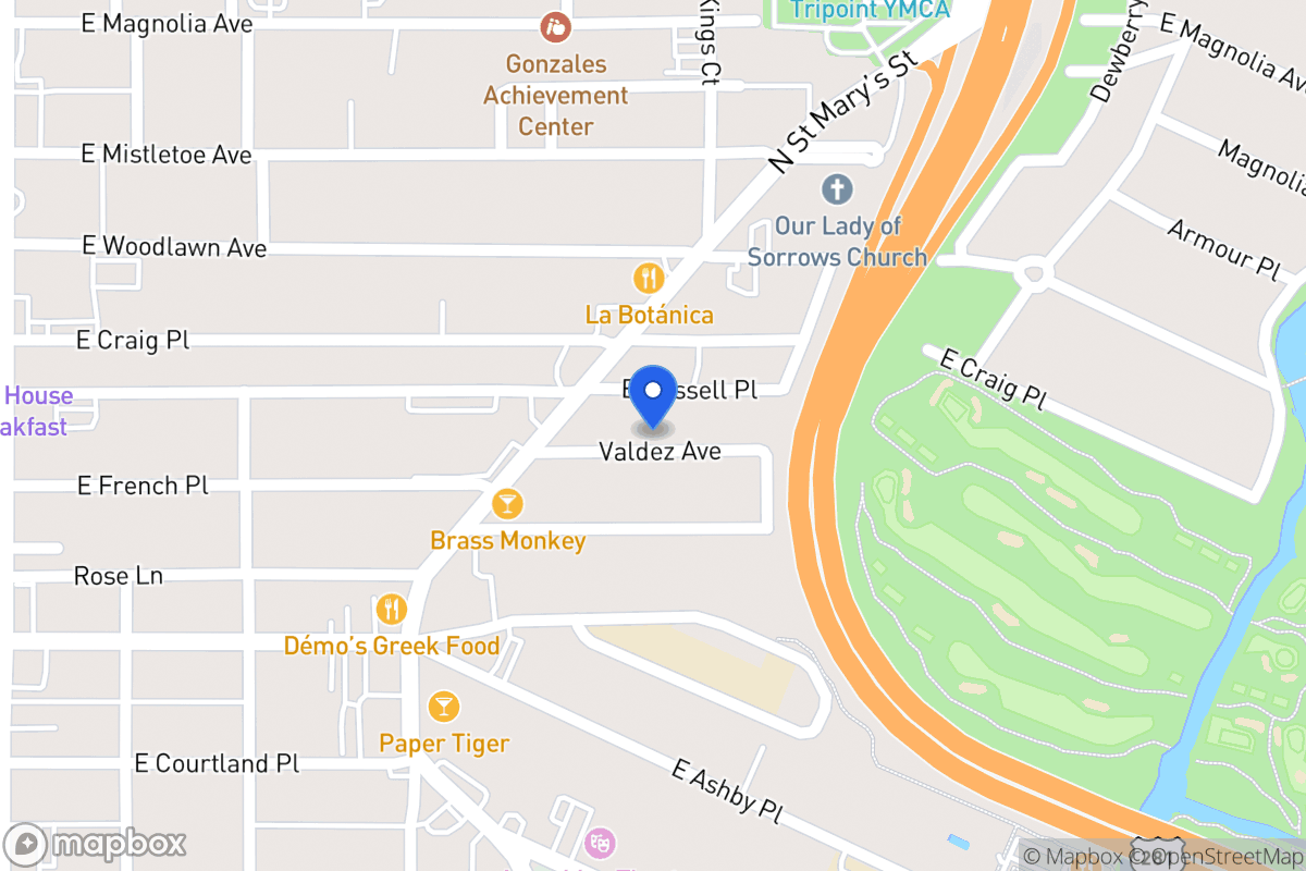 Map of 127  Valdez Ave