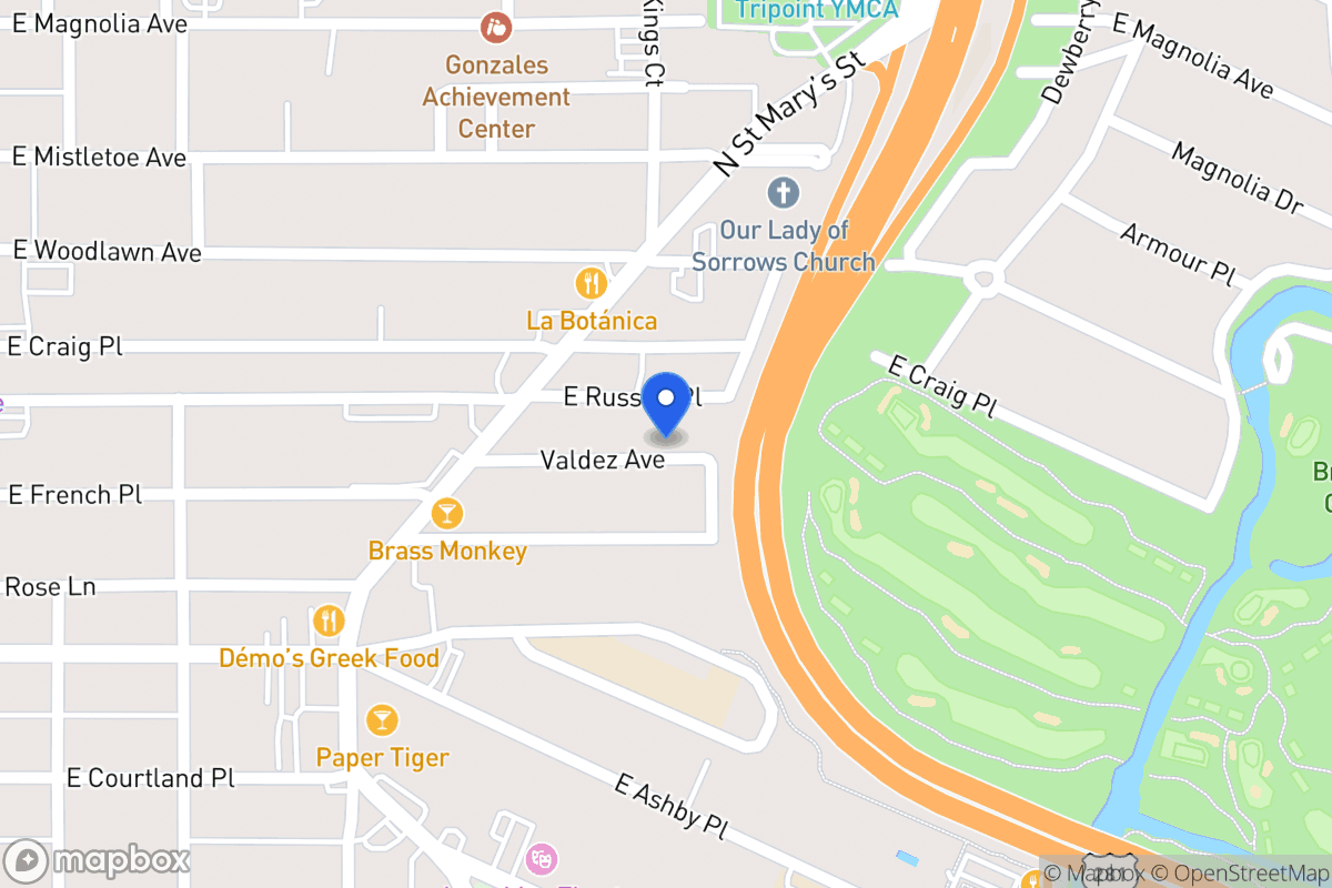 Map of 143  Valdez Ave