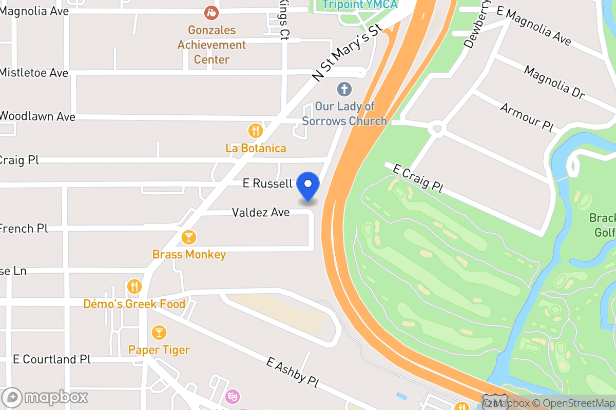 Map of 151  Valdez Ave