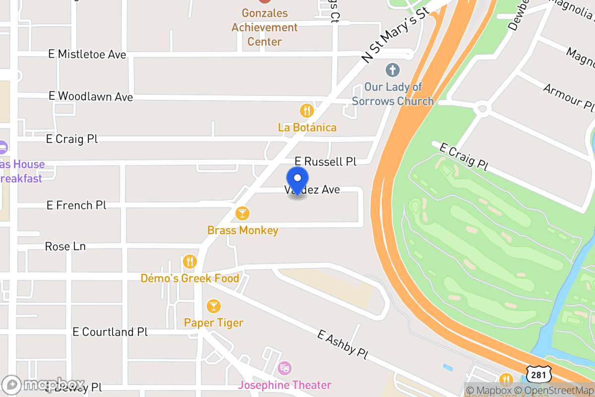 Map of 126  Valdez Ave