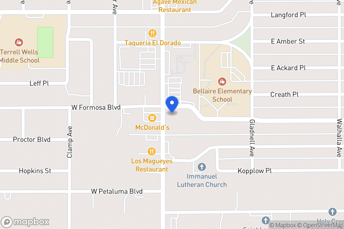 Map of 3702  Pleasanton Rd
