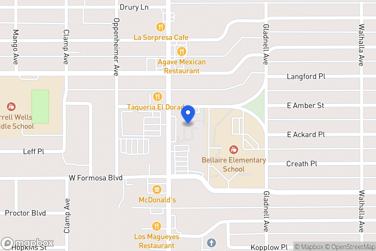 Map of 3500  Pleasanton Rd