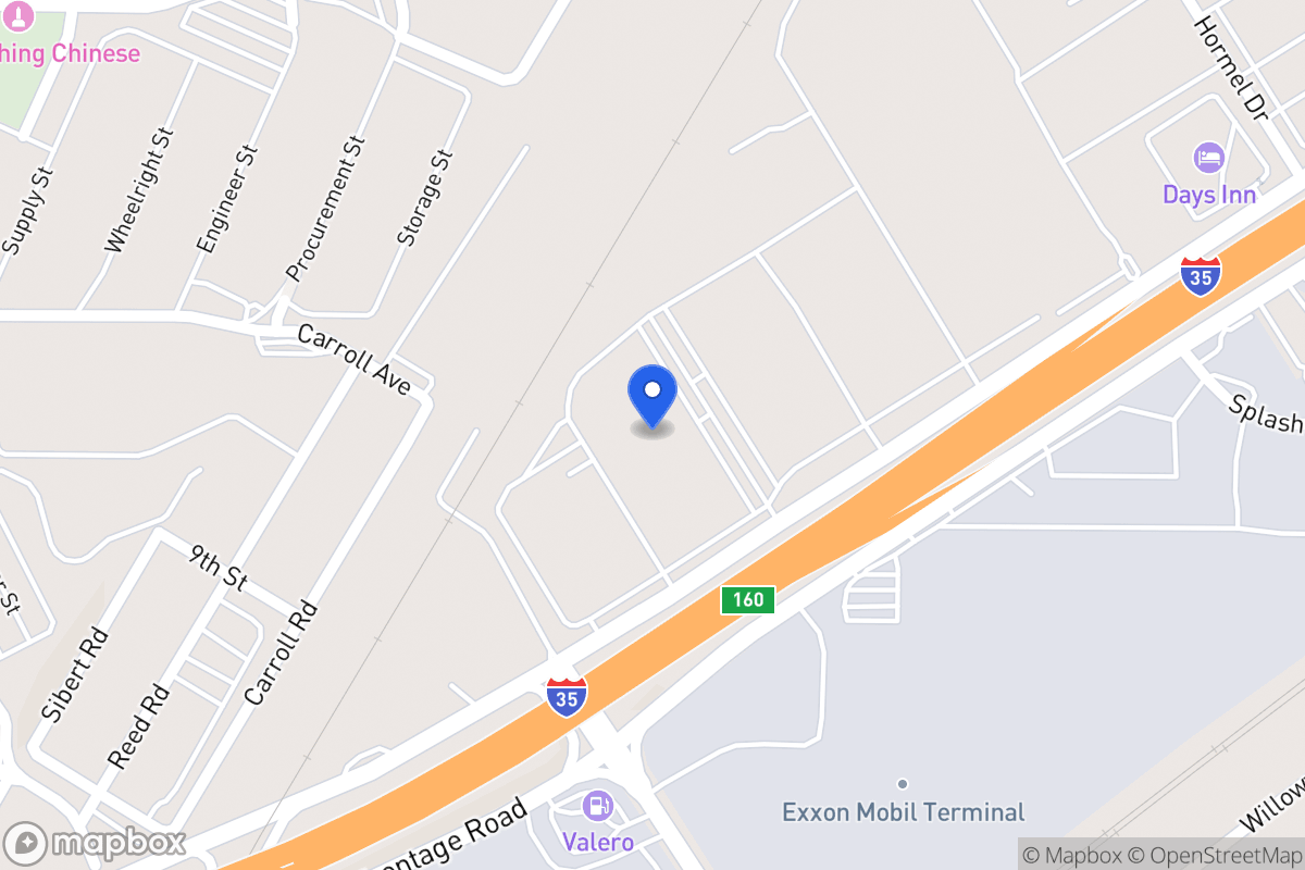 Map of 3215 N I-35