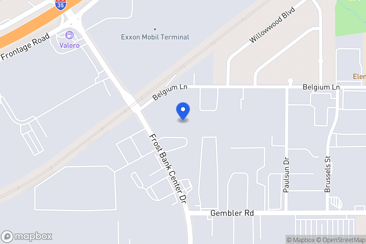Map of 1018  Frost Bank Center Dr