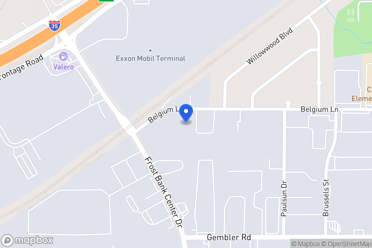 Map of 3410  Belgium Ln