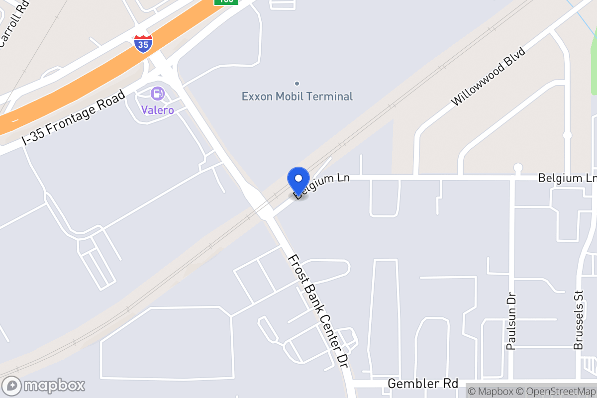 Map of 3300  Belgium Ln