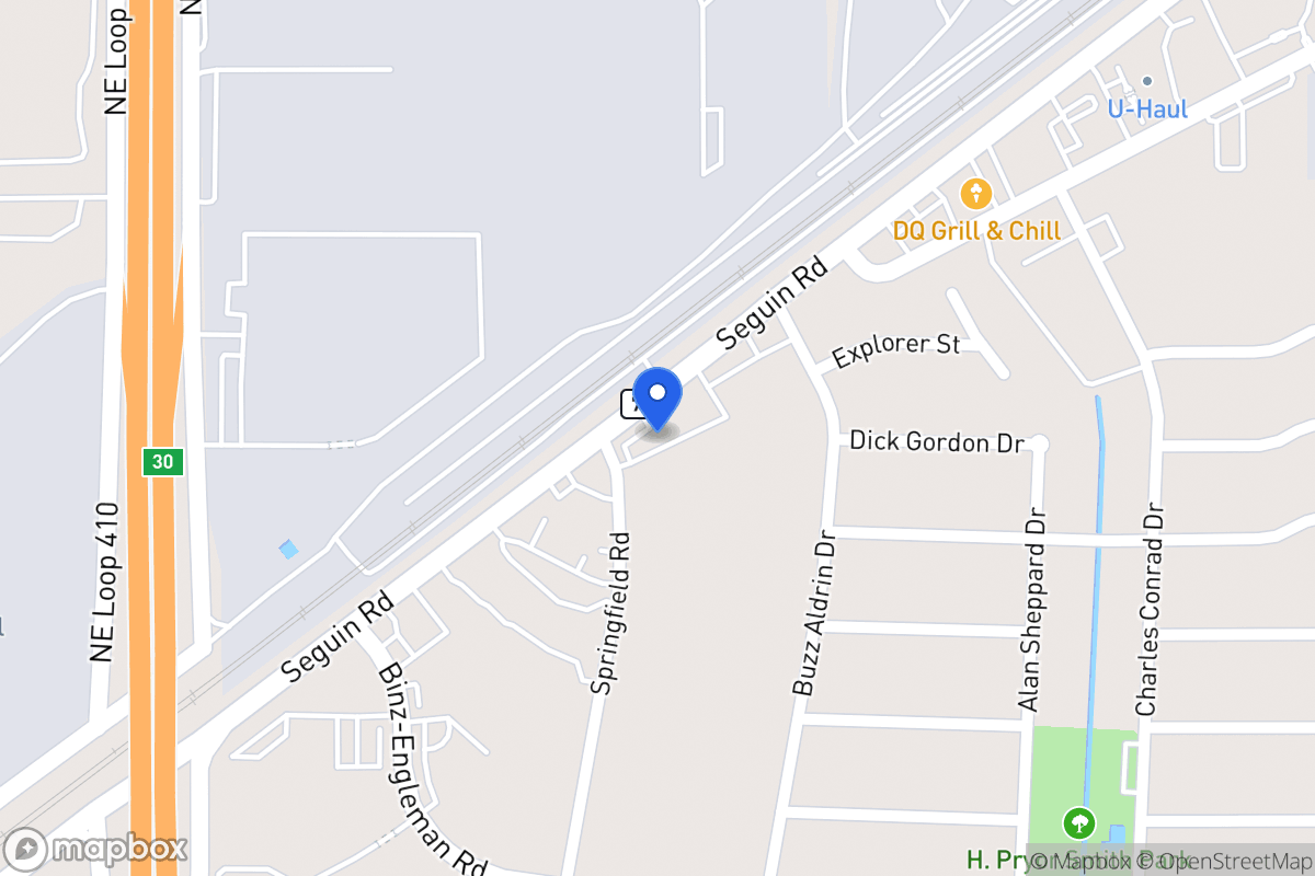 Map of 4706  Seguin Rd