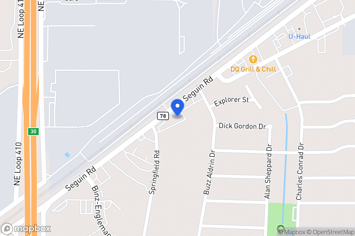 Map of 4710  Seguin Rd