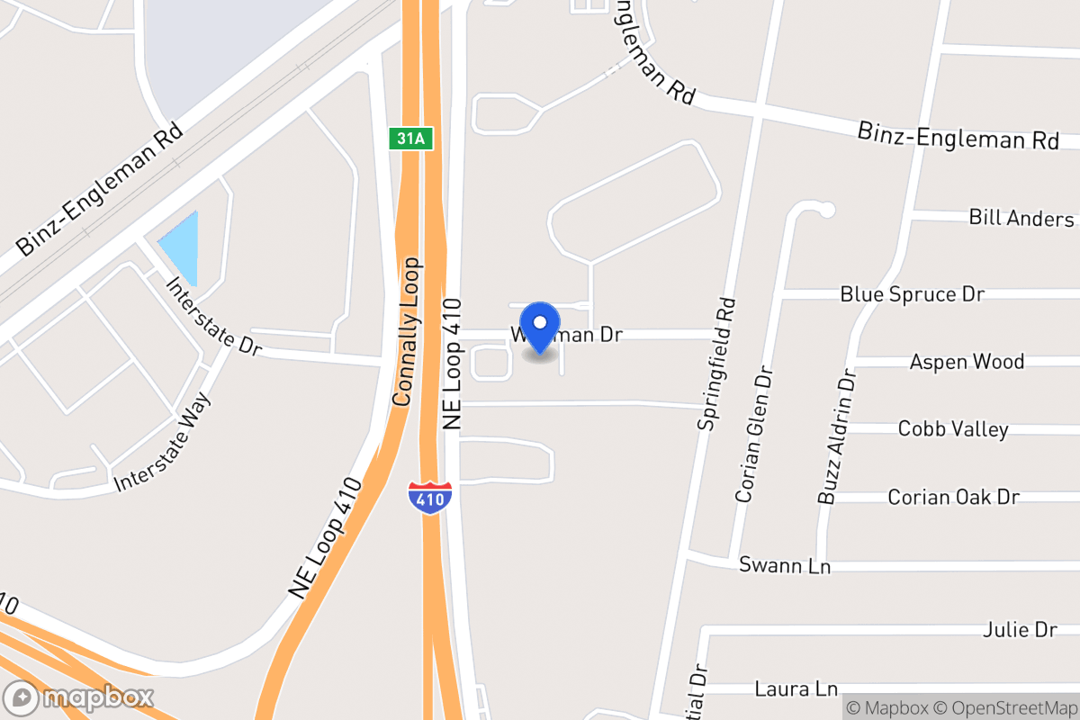 Map of Wehman Dr