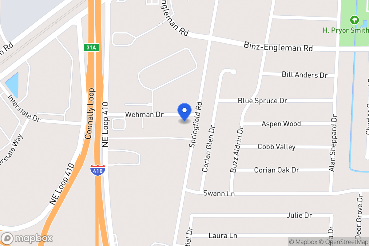 Map of 4600  Wehman Dr