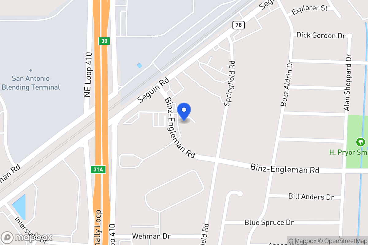 Map of 4653  Binz Engleman Rd