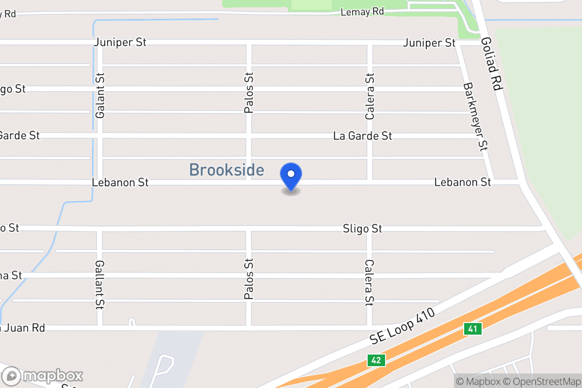 Map of 312  Lebanon St