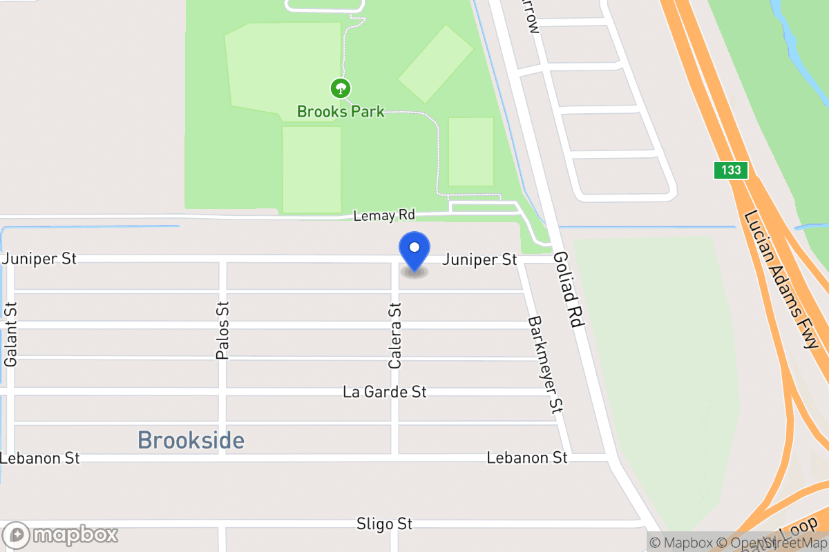 Map of 404  Juniper St