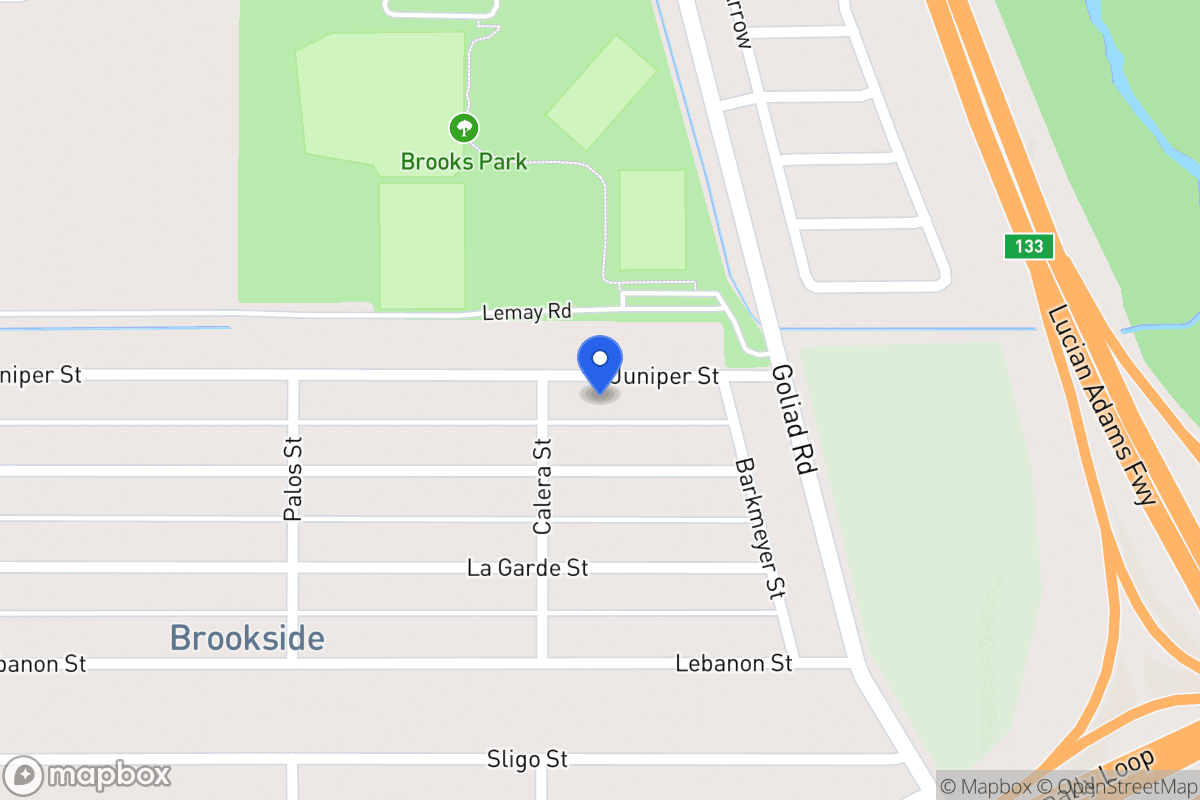 Map of 408  Juniper St
