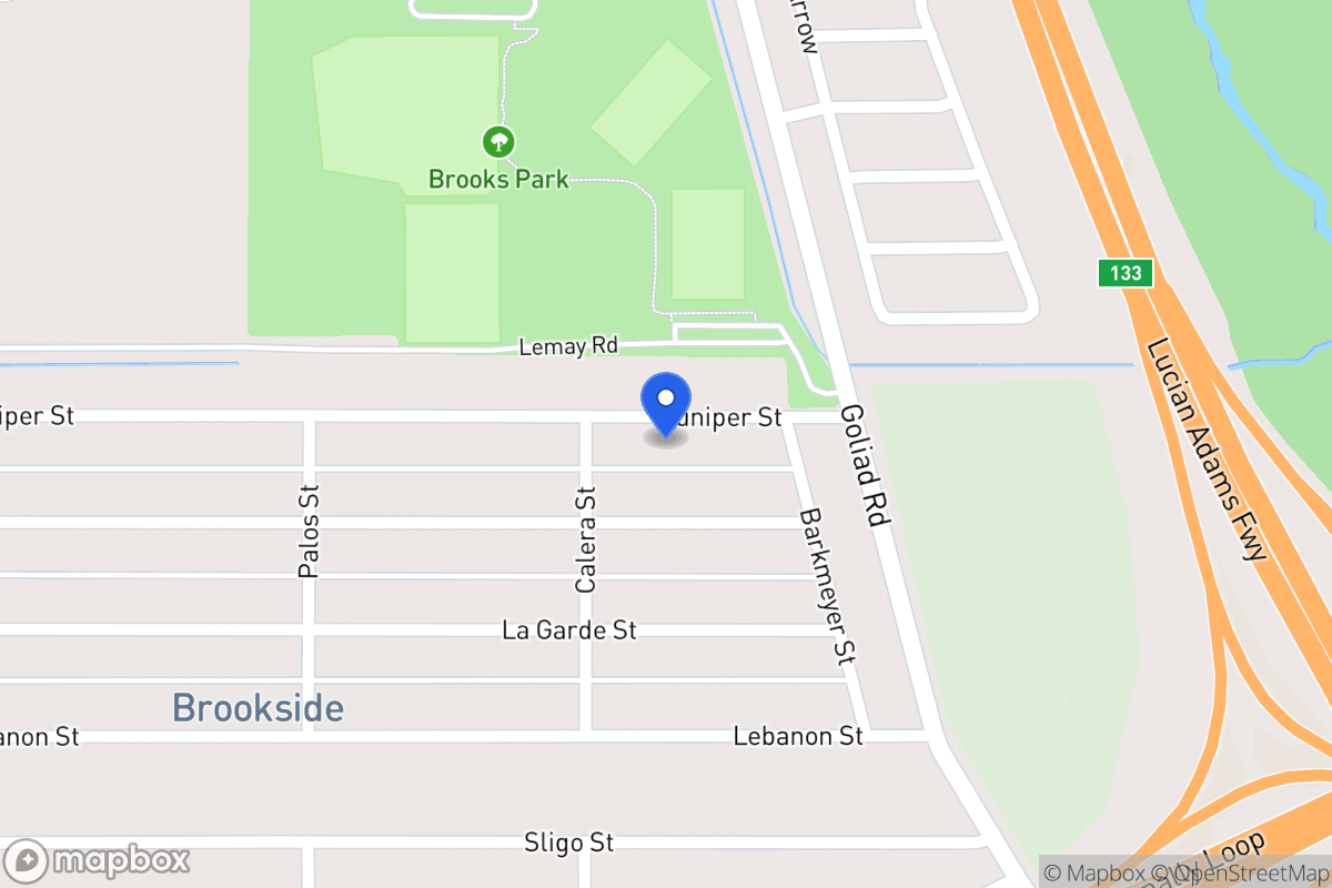 Map of 410  Juniper St