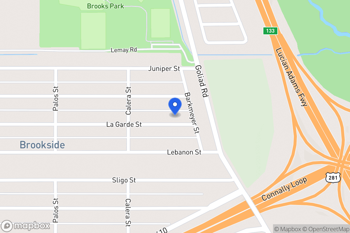 Map of 423  La Garde St