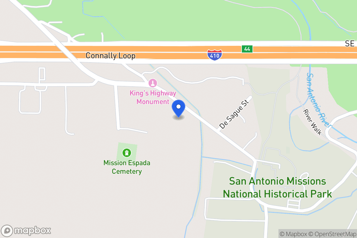 Map of 9719  Espada Rd