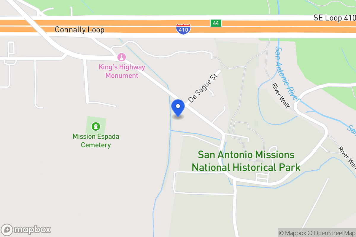 Map of 9803  Espada Rd