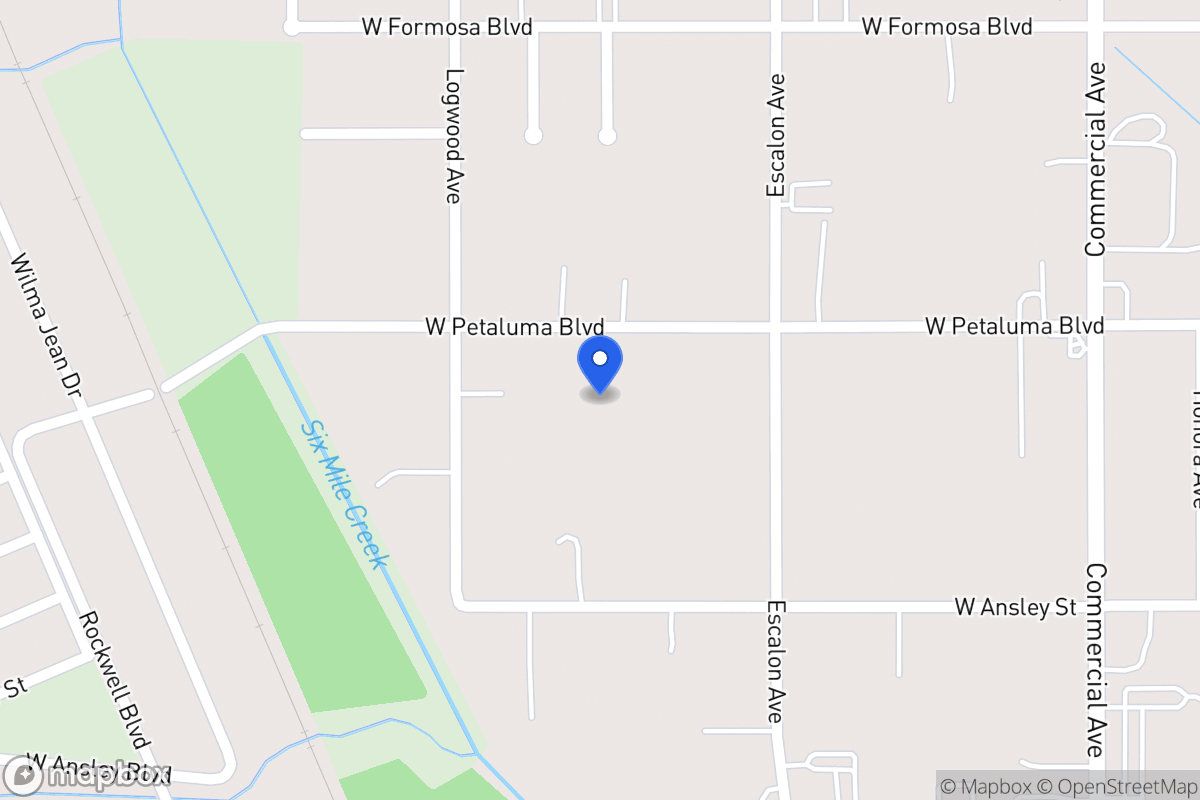 Map of 646 W Petaluma Blvd