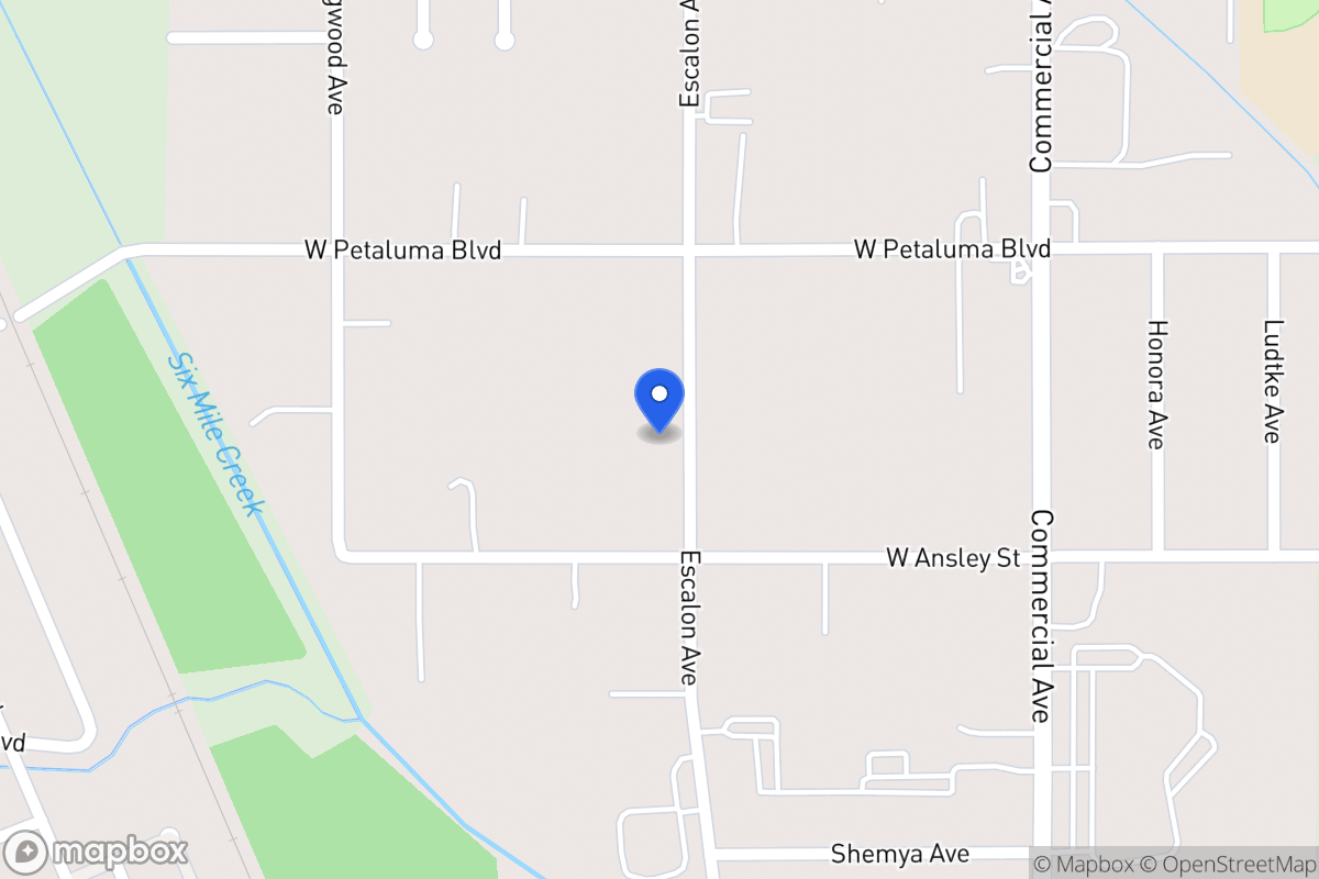 Map of 1711  Escalon Ave