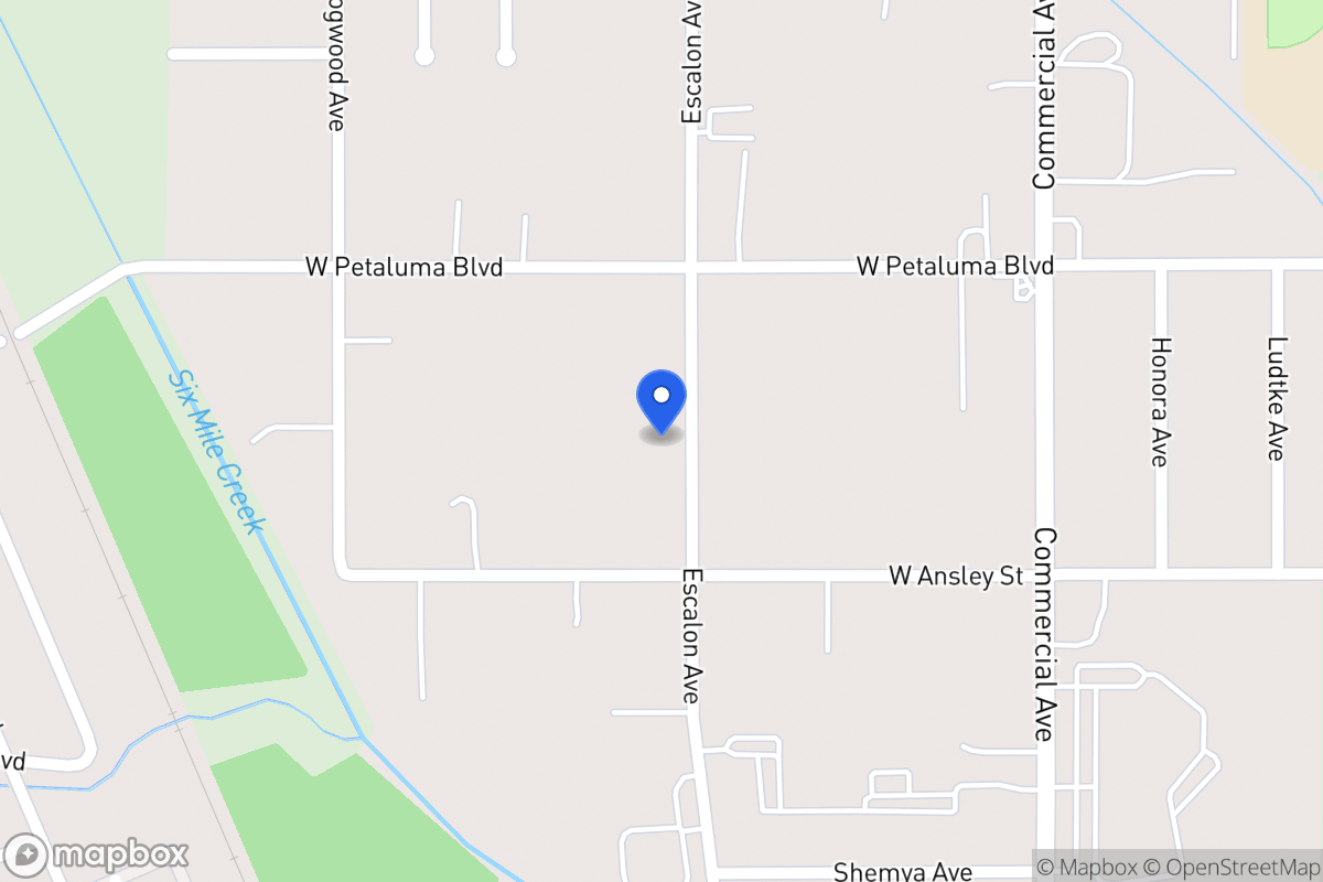 Map of 1707  Escalon Ave