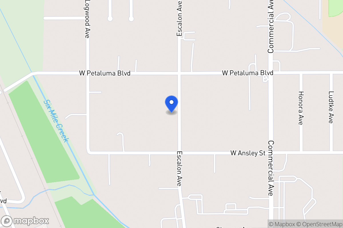 Map of 1703  Escalon Ave