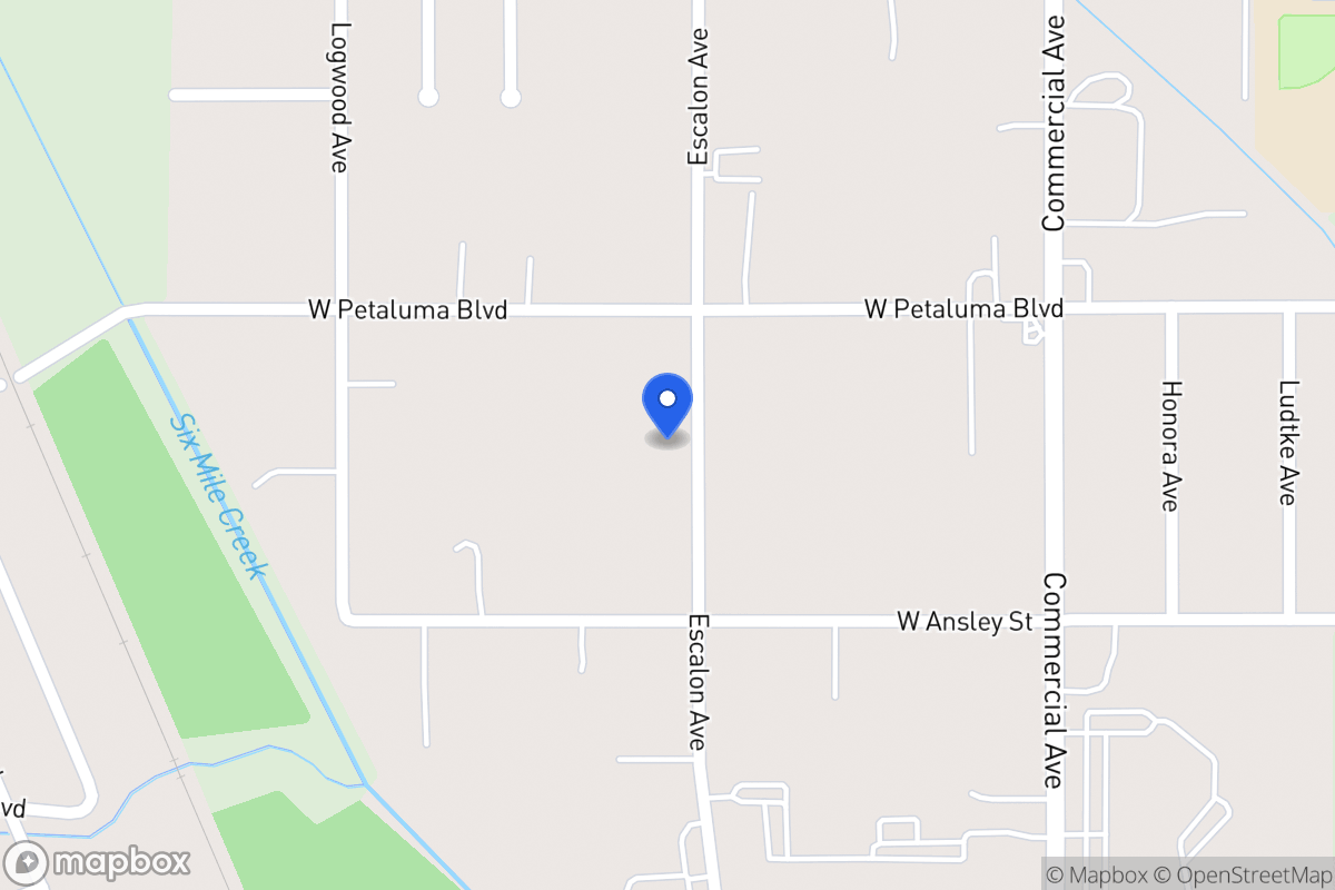 Map of 1631  Escalon Ave