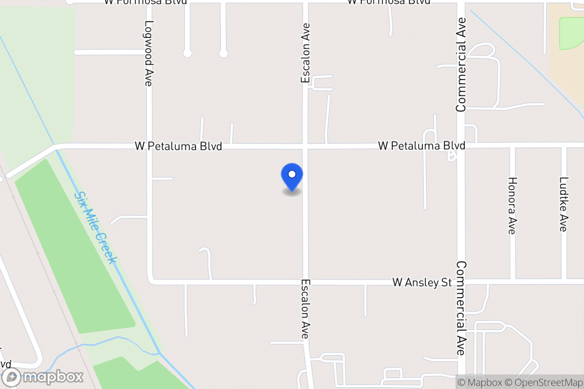 Map of 1627  Escalon Ave