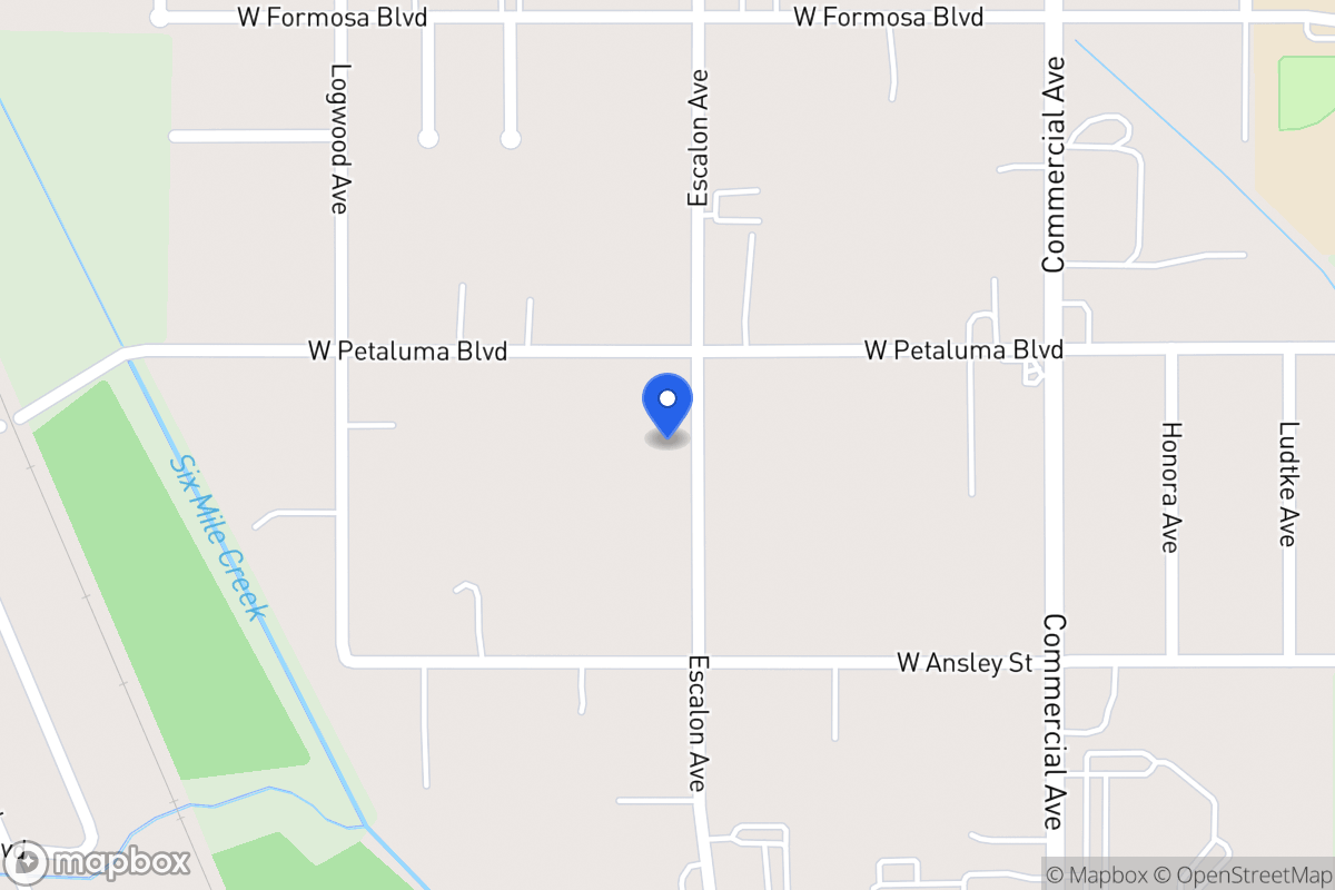 Map of 1623  Escalon Ave