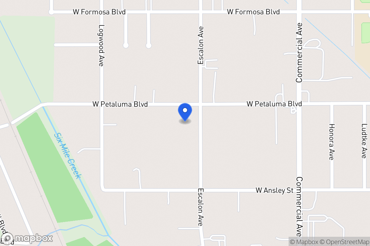Map of 1619  Escalon Ave