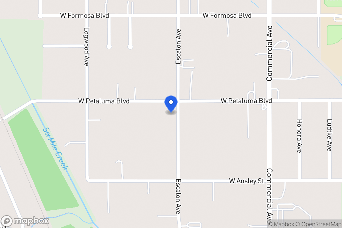 Map of 1611  Escalon Ave