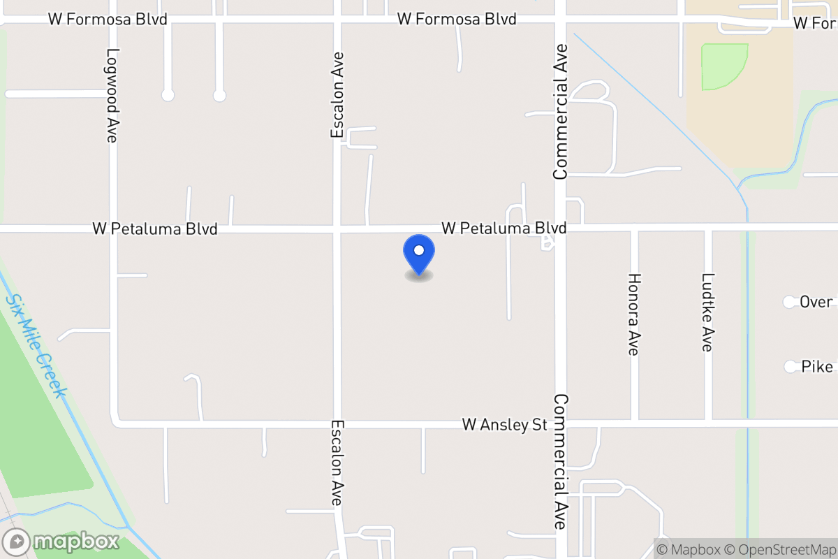 Map of 550 W Petaluma Blvd