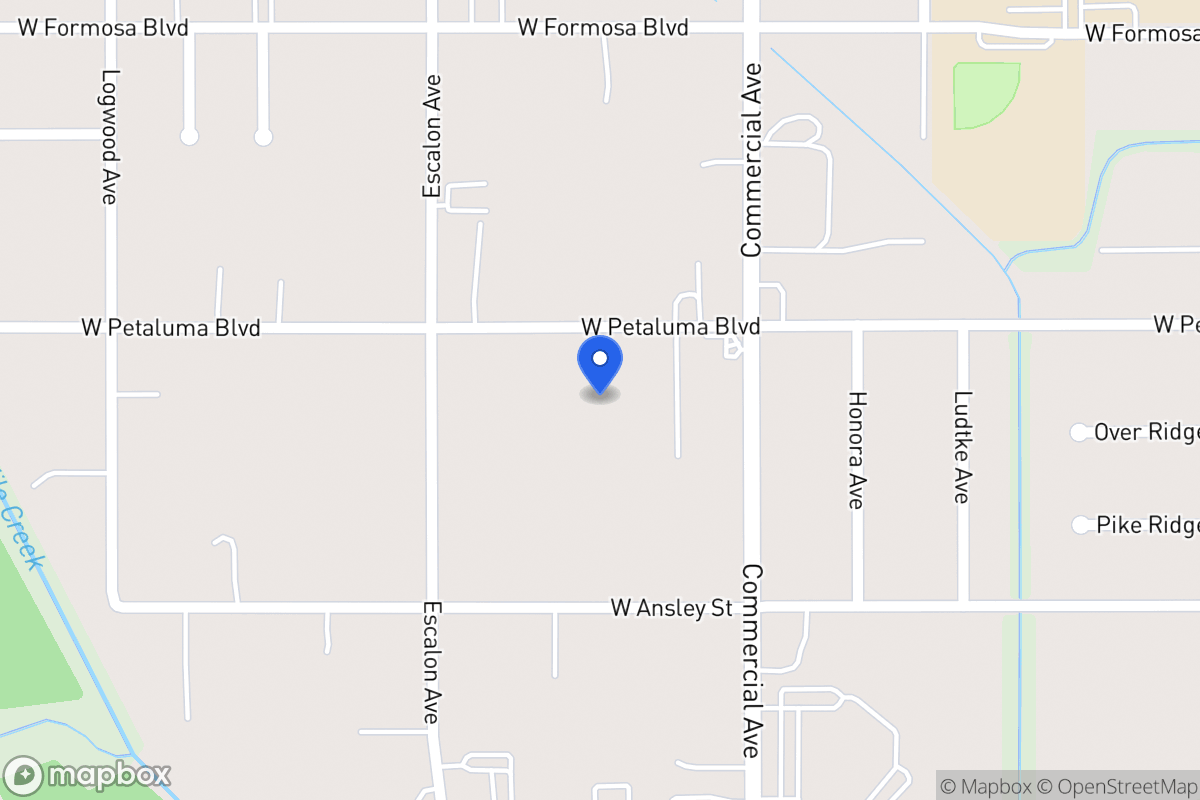 Map of 538 W Petaluma Blvd