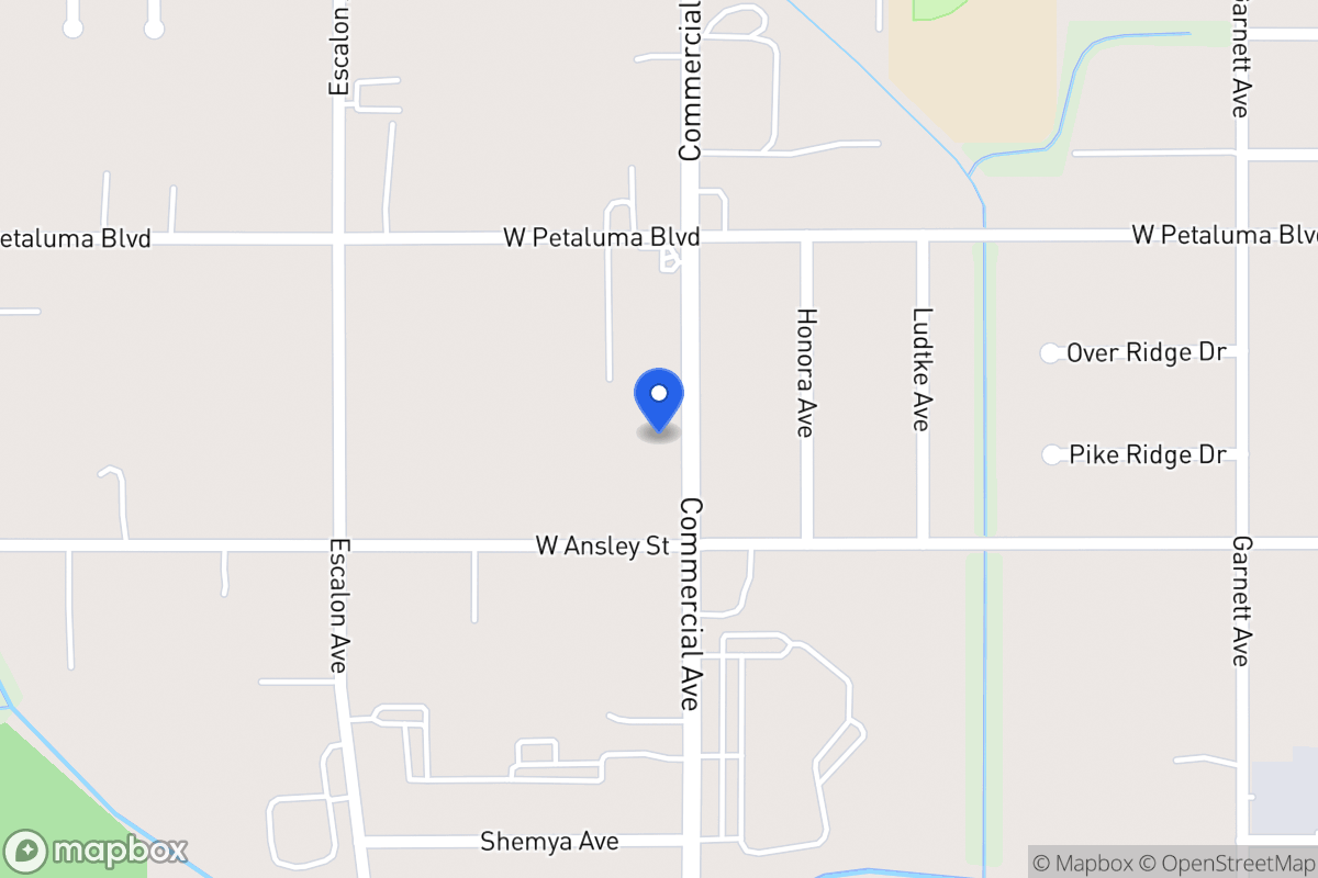 Map of 3641  Commercial Ave