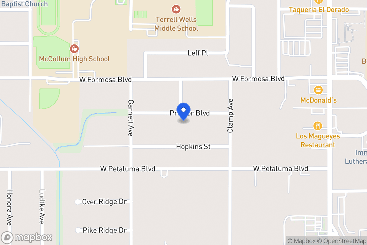 Map of 138  Proctor Blvd