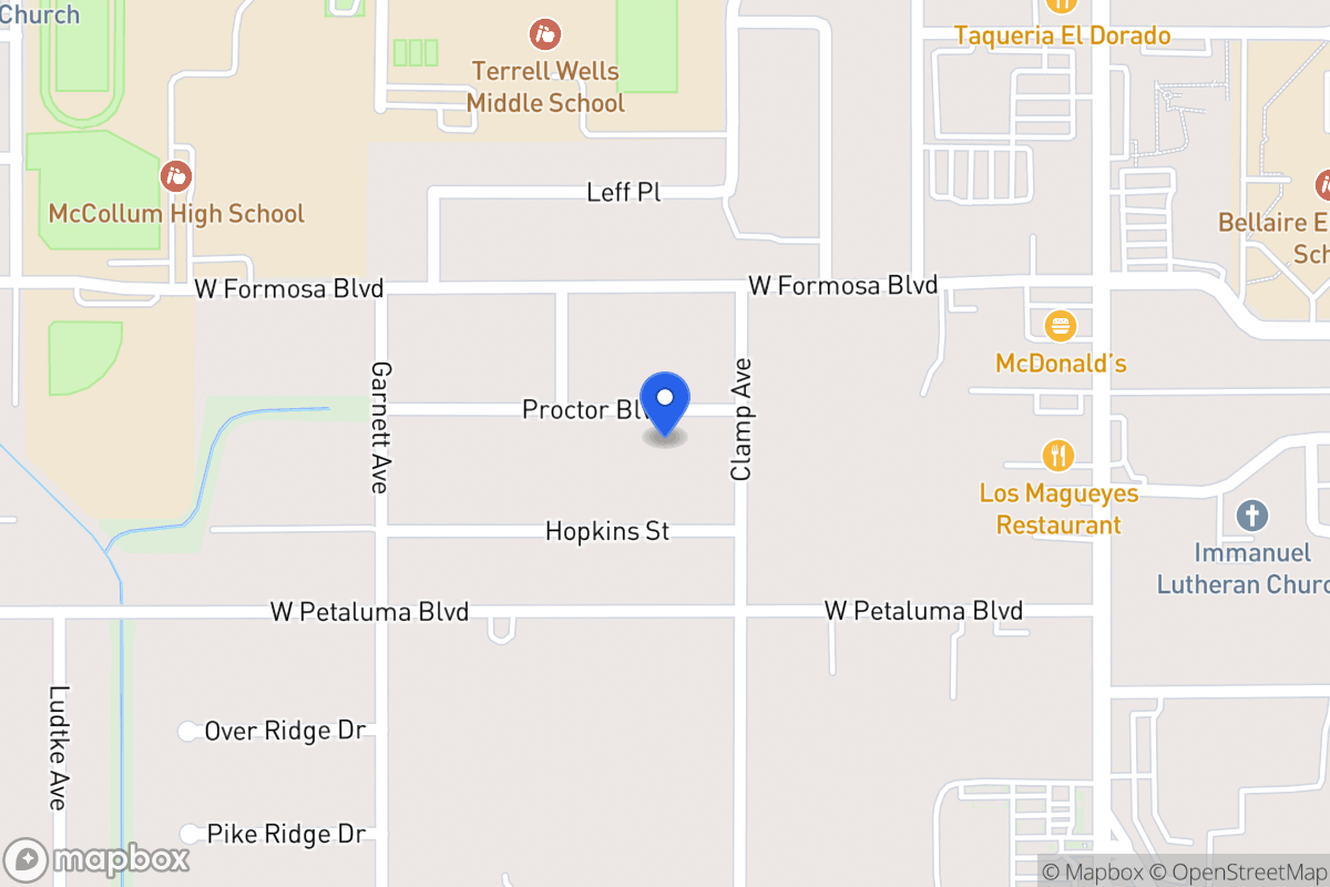 Map of 114  Proctor Blvd