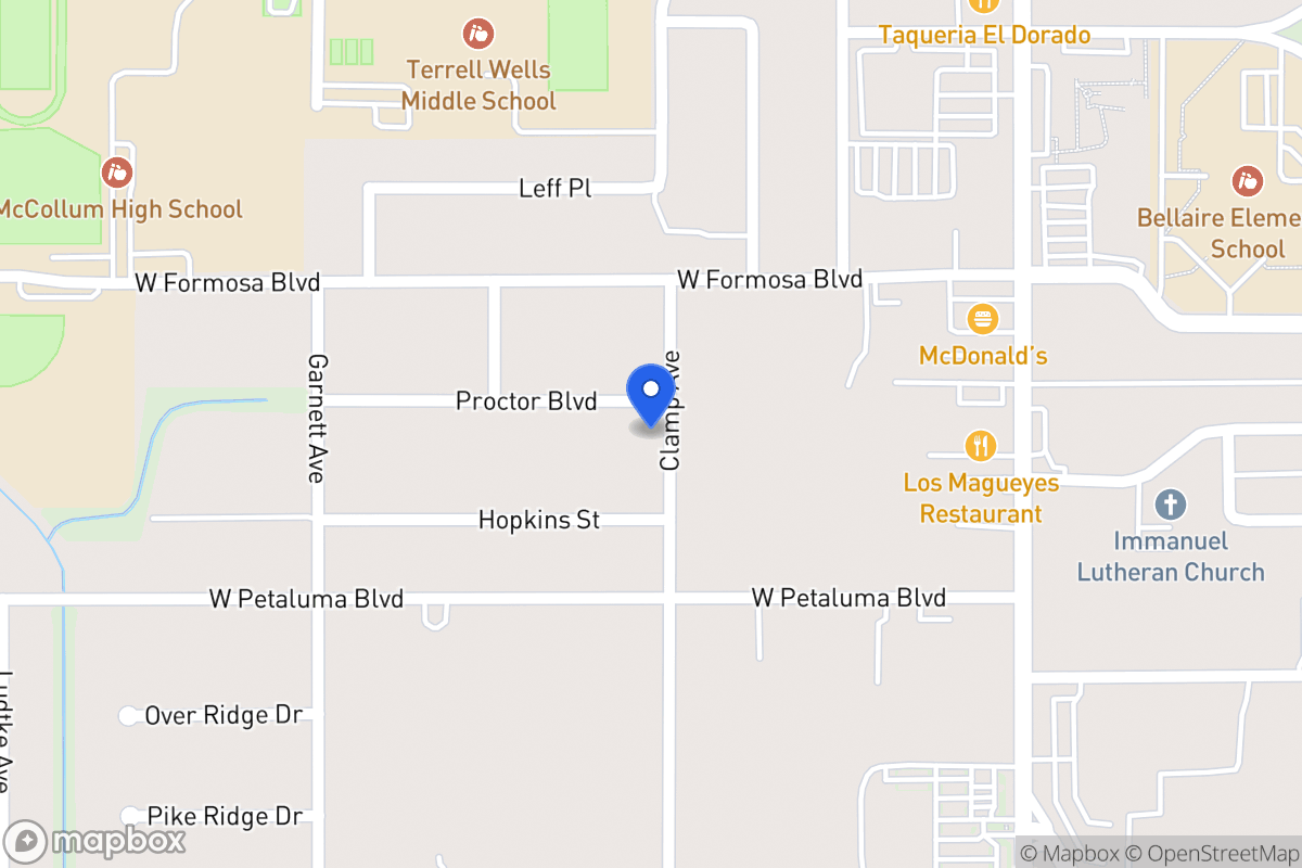 Map of 102  Proctor Blvd
