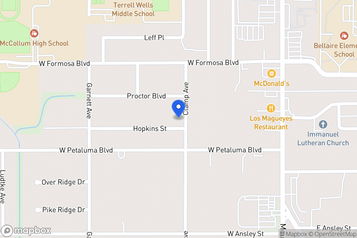 Map of 1851  Clamp Ave