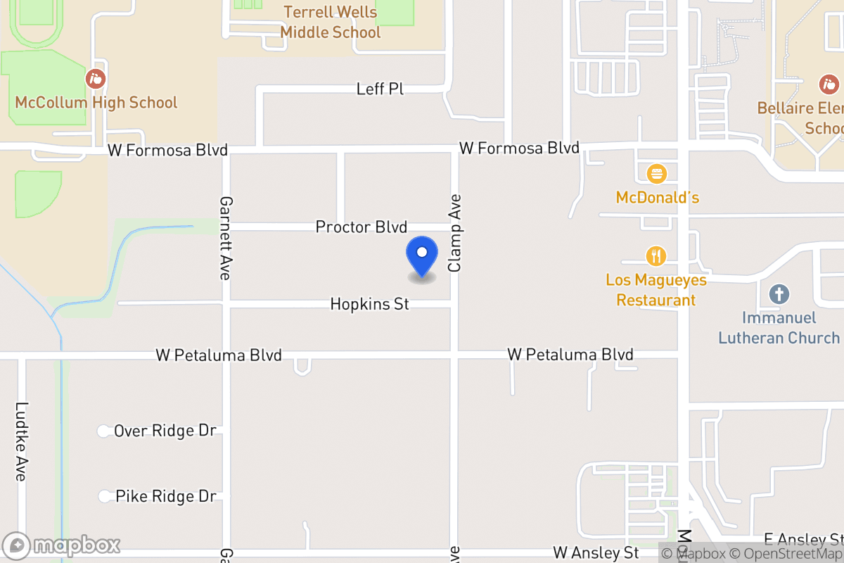 Map of 111  Hopkins St