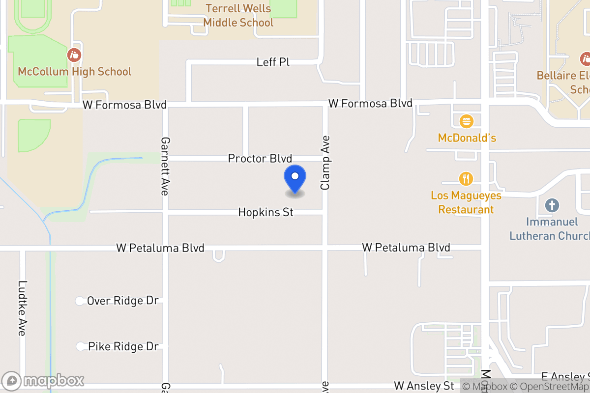 Map of 115  Hopkins St